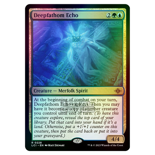 Magic The Gathering - The Lost Caverns of Ixalan - Deepfathom Echo - 0228 (Foil)