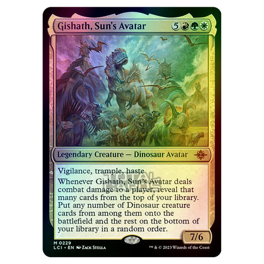Magic The Gathering - The Lost Caverns of Ixalan - Gishath, Sun's Avatar - 0229 (Foil)