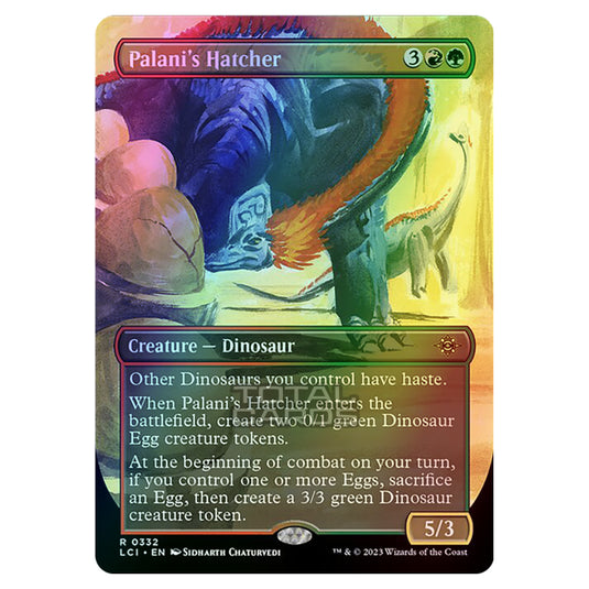 Magic The Gathering - The Lost Caverns of Ixalan - Palani's Hatcher (Borderless) - 0332 (Foil)