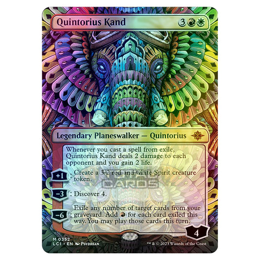 Magic The Gathering - The Lost Caverns of Ixalan - Quintorius Kand (Borderless) - 0352 (Foil)