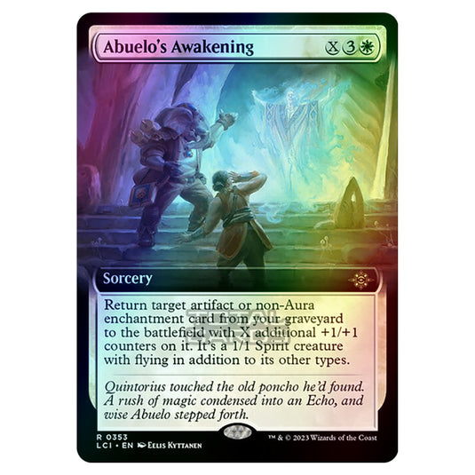 Magic The Gathering - The Lost Caverns of Ixalan - Abuelo's Awakening (Extended Art) - 0353 (Foil)