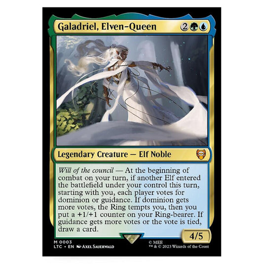 Magic The Gathering - The Lord of the Rings - Tales of Middle-Earth - Commander - Galadriel, Elven-Queen - 0003