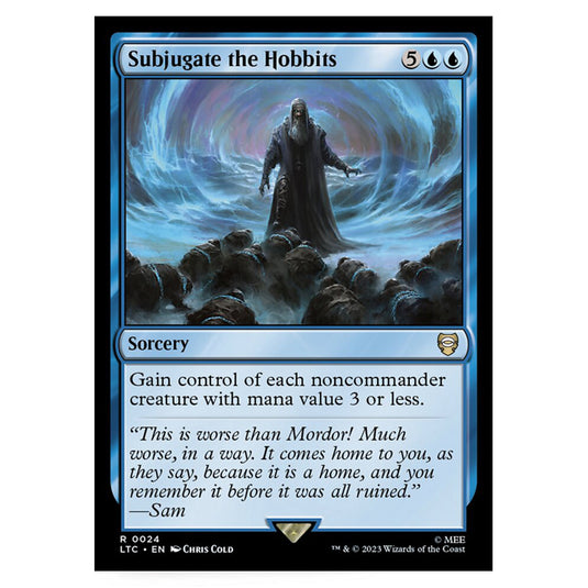 Magic The Gathering - The Lord of the Rings - Tales of Middle-Earth - Commander - Subjugate the Hobbits - 0024