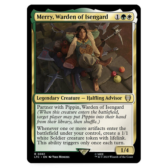 Magic The Gathering - The Lord of the Rings - Tales of Middle-Earth - Commander - Merry, Warden of Isengard - 0061