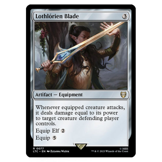 Magic The Gathering - The Lord of the Rings - Tales of Middle-Earth - Commander - Lothlórien Blade - 0077