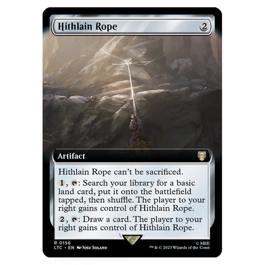 Magic The Gathering - The Lord of the Rings - Tales of Middle-Earth - Commander - Hithlain Rope (Extended Art Card) - 0156