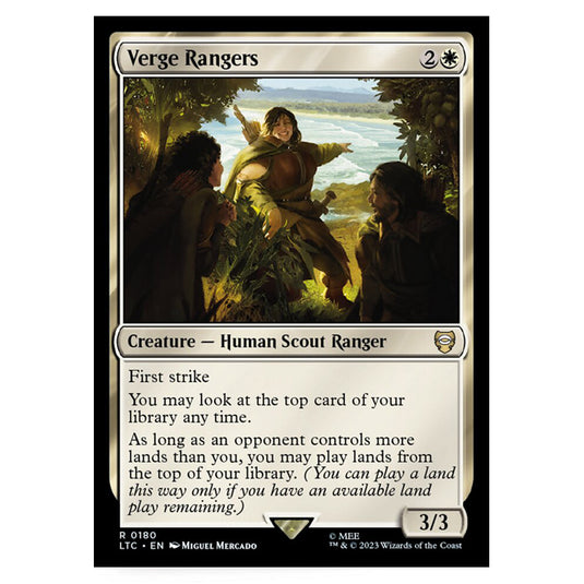 Magic The Gathering - The Lord of the Rings - Tales of Middle-Earth - Commander - Verge Rangers - 0180