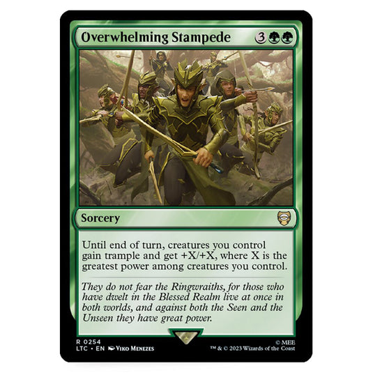 Magic The Gathering - The Lord of the Rings - Tales of Middle-Earth - Commander - Overwhelming Stampede - 0254