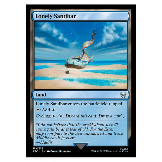 Magic The Gathering - The Lord of the Rings - Tales of Middle-Earth - Commander - Lonely Sandbar - 0319