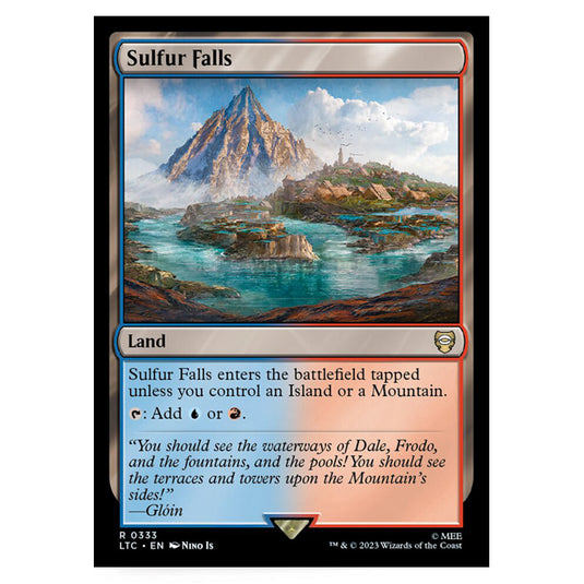 Magic The Gathering - The Lord of the Rings - Tales of Middle-Earth - Commander - Sulfur Falls - 0333