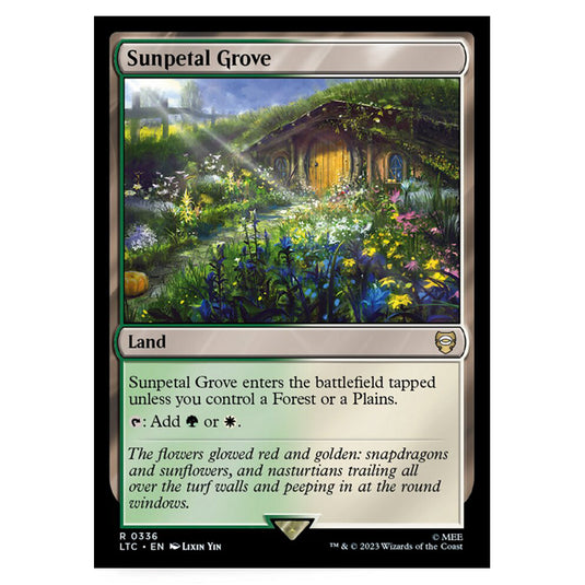 Magic The Gathering - The Lord of the Rings - Tales of Middle-Earth - Commander - Sunpetal Grove - 0336