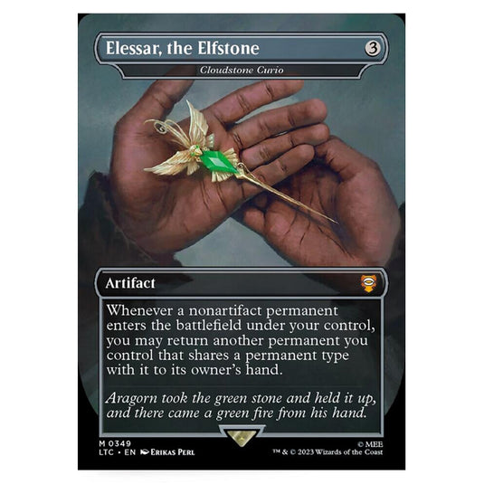 Magic The Gathering - The Lord of the Rings - Tales of Middle-Earth - Commander - Cloudstone Curio (Alternate-Art Borderless Card) - 0349