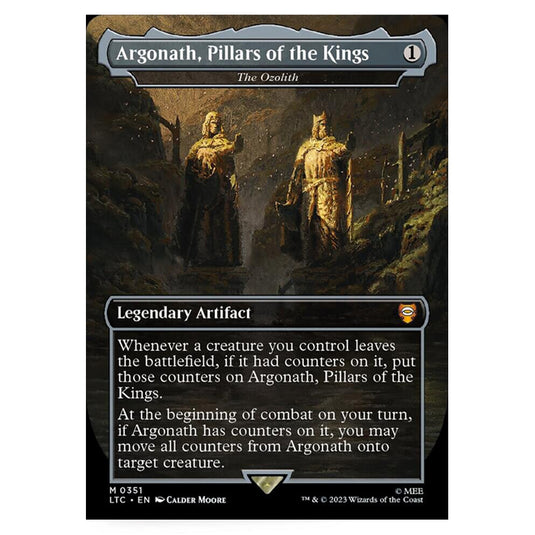 Magic The Gathering - The Lord of the Rings - Tales of Middle-Earth - Commander - The Ozolith (Alternate-Art Borderless Card) - 0351