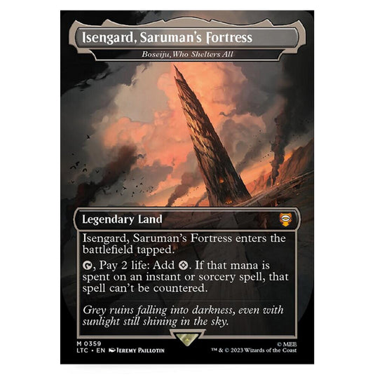 Magic The Gathering - The Lord of the Rings - Tales of Middle-Earth - Commander - Boseiju, Who Shelters All (Alternate-Art Borderless Card) - 0359