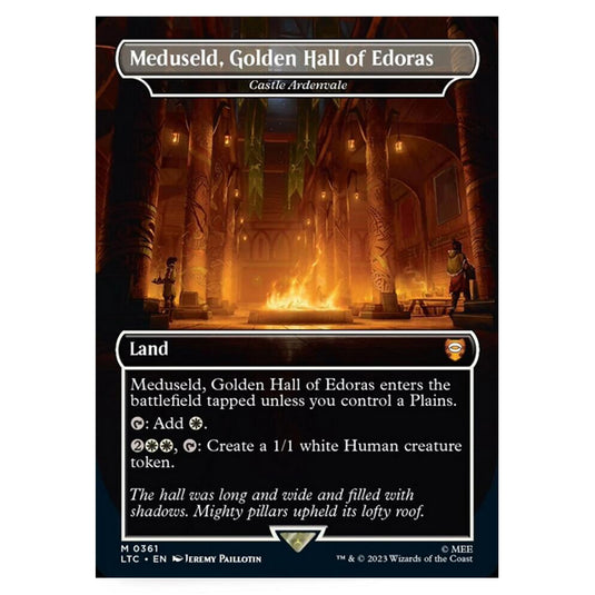 Magic The Gathering - The Lord of the Rings - Tales of Middle-Earth - Commander - Castle Ardenvale (Alternate-Art Borderless Card) - 0361