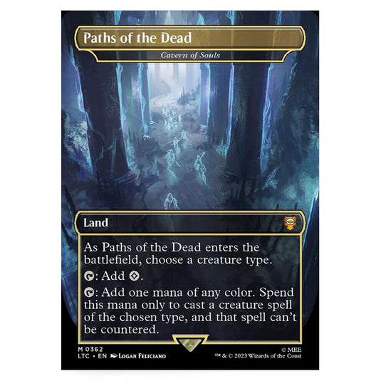 Magic The Gathering - The Lord of the Rings - Tales of Middle-Earth - Commander - Cavern of Souls (Alternate-Art Borderless Card) - 0362