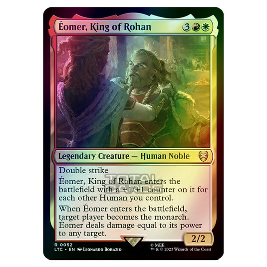 Magic The Gathering - The Lord of the Rings - Tales of Middle-Earth - Commander - Éomer, King of Rohan - 0052 (Foil)