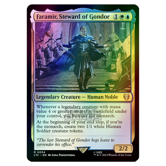 Magic The Gathering - The Lord of the Rings - Tales of Middle-Earth - Commander - Faramir, Steward of Gondor - 0054 (Foil)
