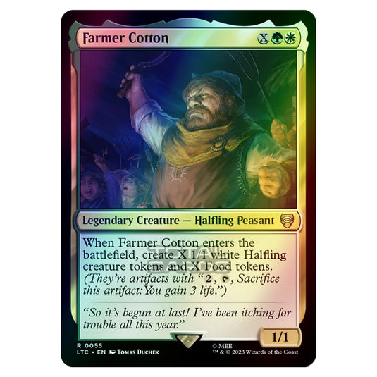 Magic The Gathering - The Lord of the Rings - Tales of Middle-Earth - Commander - Farmer Cotton - 0055 (Foil)