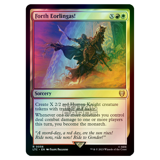 forth eorlingas mtg card Magic The Gathering - The Lord of the Rings - Tales of Middle-Earth - Commander