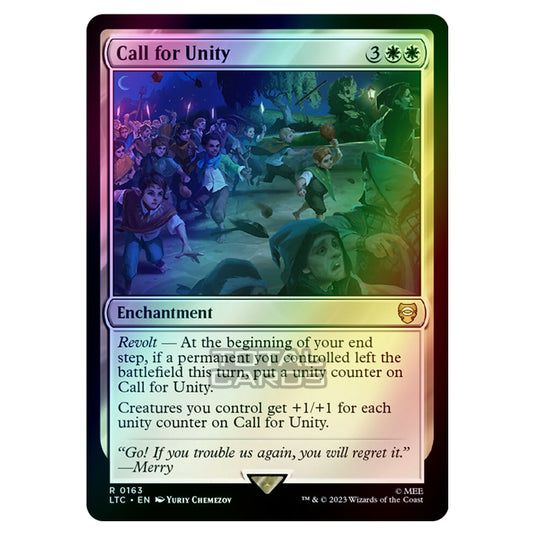 Magic The Gathering - The Lord of the Rings - Tales of Middle-Earth - Commander - Call for Unity - 0163 (Foil)