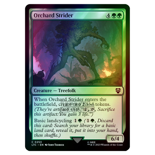 Magic The Gathering - The Lord of the Rings - Tales of Middle-Earth - Commander - Orchard Strider - 0253 (Foil)