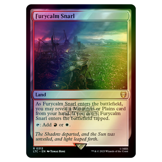Magic The Gathering - The Lord of the Rings - Tales of Middle-Earth - Commander - Furycalm Snarl - 0313 (Foil)