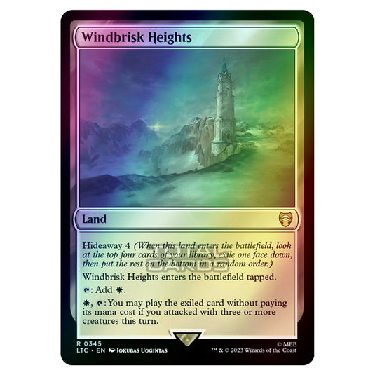 Magic The Gathering - The Lord of the Rings - Tales of Middle-Earth - Commander - Windbrisk Heights - 0345 (Foil)