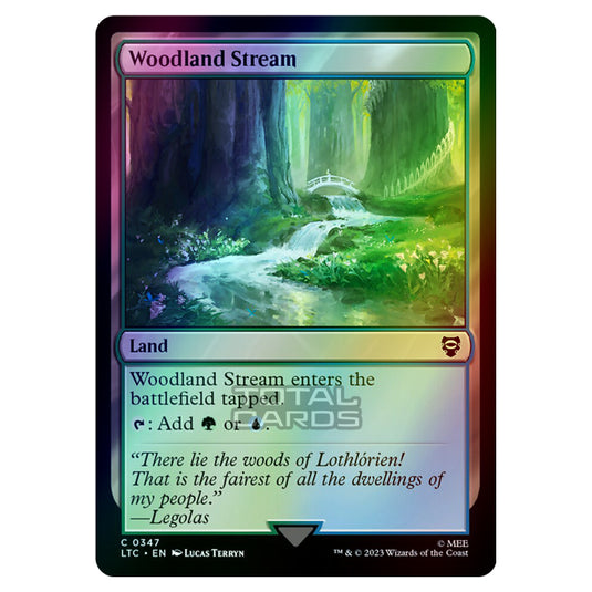 Magic The Gathering - The Lord of the Rings - Tales of Middle-Earth - Commander - Woodland Stream - 0347 (Foil)