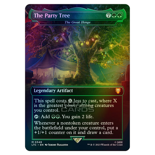 Magic The Gathering - The Lord of the Rings - Tales of Middle-Earth - Commander - The Great Henge (Alternate-Art Borderless Card) - 0348 (Foil)