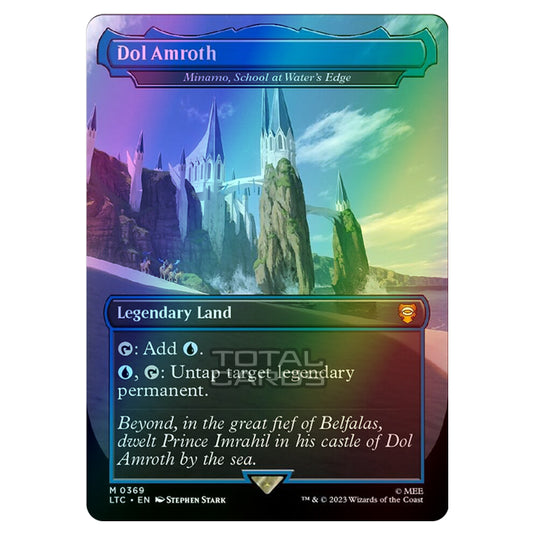 Magic The Gathering - The Lord of the Rings - Tales of Middle-Earth - Commander - Minamo, School at Water's Edge (Alternate-Art Borderless Card) - 0369 (Foil)