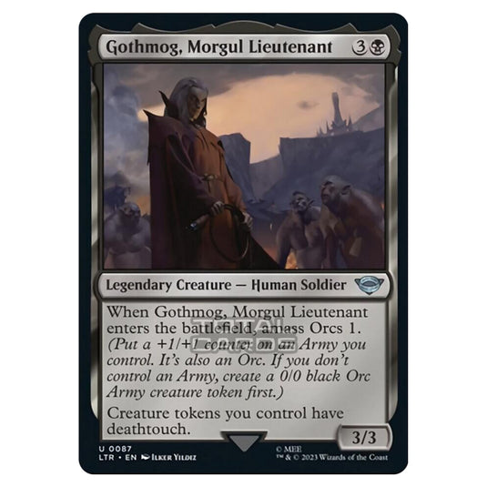 Magic The Gathering - The Lord of the Rings - Tales of Middle-Earth - Gothmog, Morgul Lieutenant - 0087