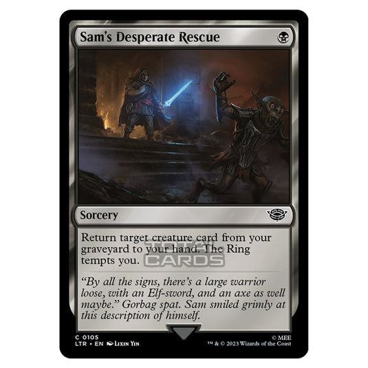 Magic The Gathering - The Lord of the Rings - Tales of Middle-Earth - Sam's Desperate Rescue - 0105