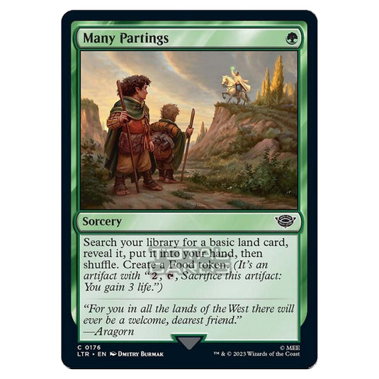 Magic The Gathering - The Lord of the Rings - Tales of Middle-Earth - Many Partings - 0176