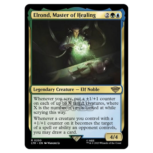 Magic The Gathering - The Lord of the Rings - Tales of Middle-Earth - Elrond, Master of Healing - 0200