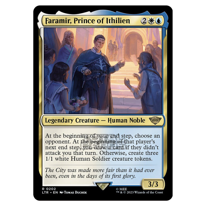 faramir mtg card Faramir, Prince of Ithilien MTG - The Lord of the Rings: Tales of Middle Earth #653 (English)