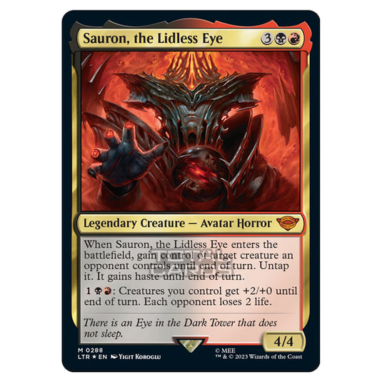 Magic The Gathering - The Lord of the Rings - Tales of Middle-Earth - Sauron, the Lidless Eye (Starter Deck) - 0288