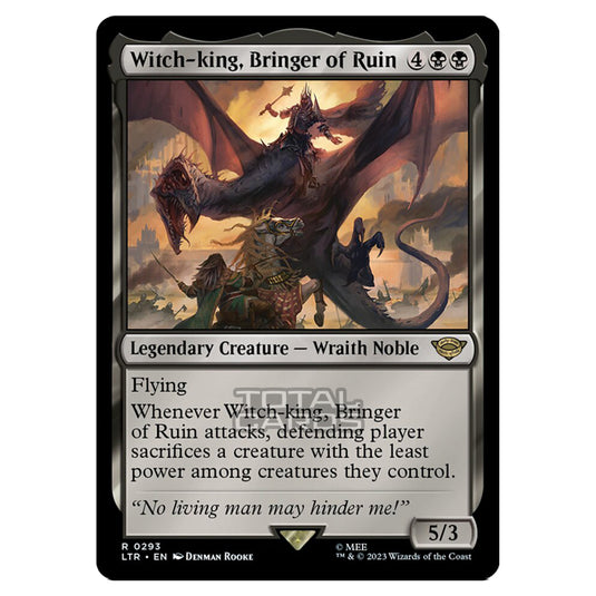 Magic The Gathering - The Lord of the Rings - Tales of Middle-Earth - Witch-king, Bringer of Ruin (Starter Deck) - 0293