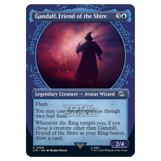 Magic The Gathering - The Lord of the Rings - Tales of Middle-Earth - Gandalf, Friend of the Shire (Showcase Card) - 0308