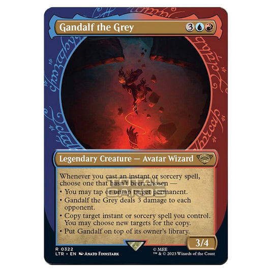 Magic The Gathering - The Lord of the Rings - Tales of Middle-Earth - Gandalf the Grey (Showcase Card) - 0322