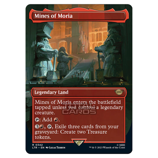 Magic The Gathering - The Lord of the Rings - Tales of Middle-Earth - Mines of Moria (Alternate-Art Borderless Card) - 0342