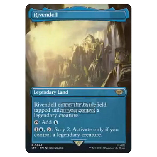 Magic The Gathering - The Lord of the Rings - Tales of Middle-Earth - Rivendell (Alternate-Art Borderless Card) - 0344