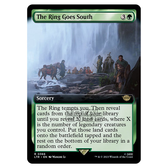 Magic The Gathering - The Lord of the Rings - Tales of Middle-Earth - The Ring Goes South (Extended Art Card) - 0366