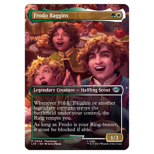 Magic The Gathering - The Lord of the Rings - Tales of Middle-Earth - Frodo Baggins (Scene Card) - 0404