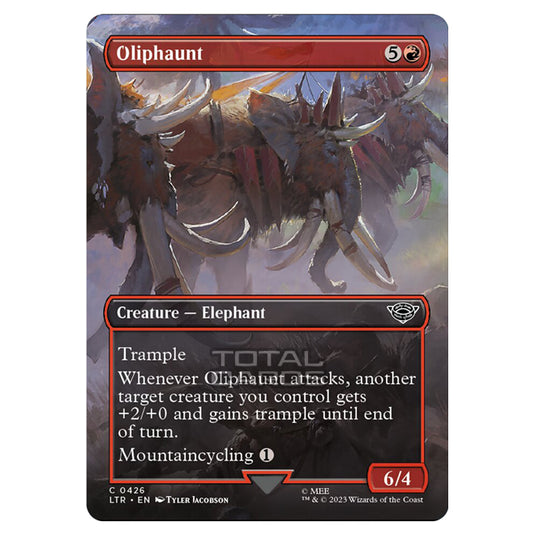 Magic The Gathering - The Lord of the Rings - Tales of Middle-Earth - Oliphaunt (Scene Card) - 0426