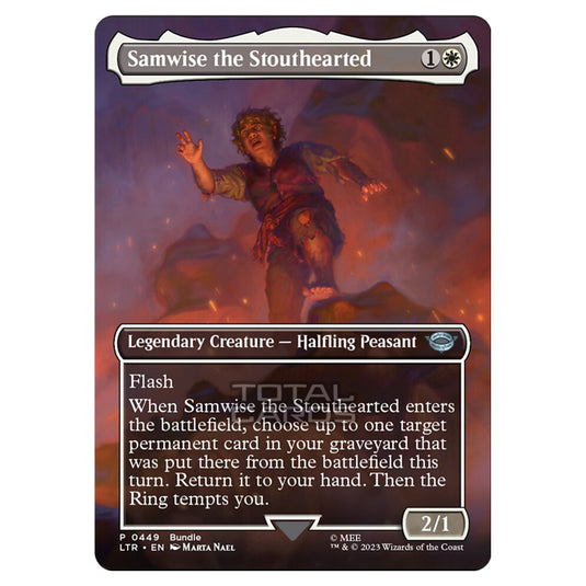 Magic The Gathering - The Lord of the Rings - Tales of Middle-Earth - Samwise the Stouthearted (Scene Card) - 0449