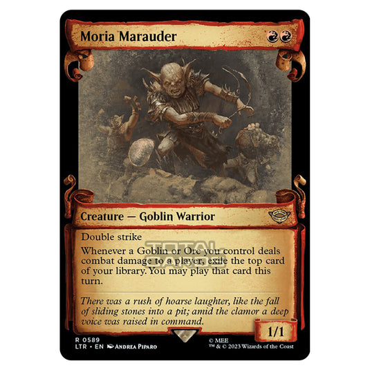 Magic The Gathering - The Lord of the Rings - Tales of Middle-Earth - Moria Marauder - 0589