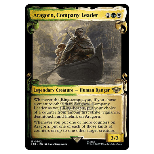 Magic The Gathering - The Lord of the Rings - Tales of Middle-Earth - Aragorn, Company Leader - 0642