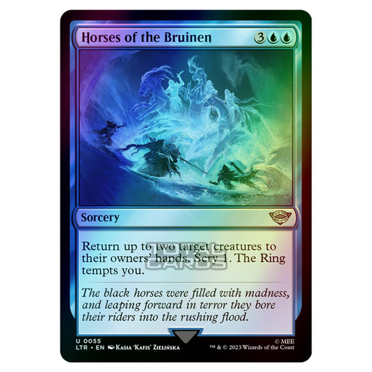 Magic The Gathering - The Lord of the Rings - Tales of Middle-Earth - Horses of the Bruinen - 0055 (Foil)