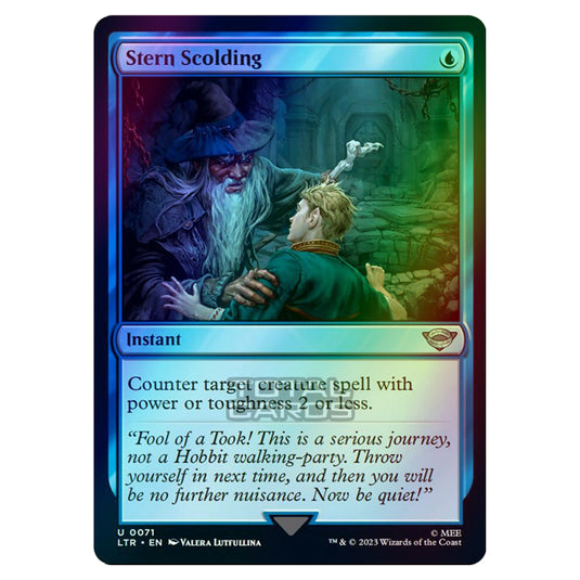 Magic The Gathering - The Lord of the Rings - Tales of Middle-Earth - Stern Scolding - 0071 (Foil)